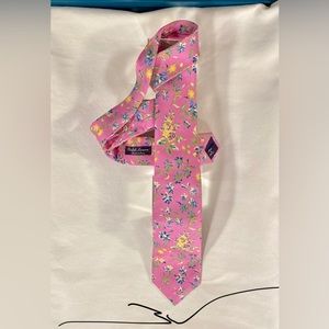 Ralph Lauren men’s neck tie silk pink